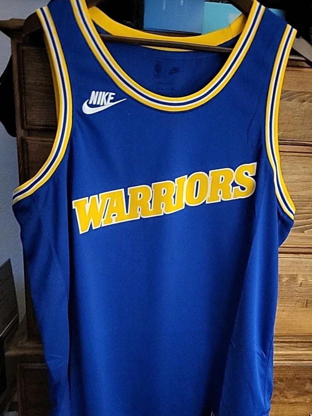 Nike NBA Golden State Warriors Dri Fit Classic Edition Jersey Size 52/XL NWT